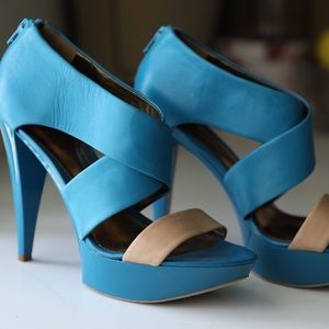 Teal blue High Heels